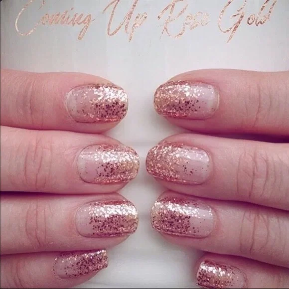 Color Street: Coming Up Rose Gold | Glitter Dipped Sparkle Party Metallic - Picture 3 of 8